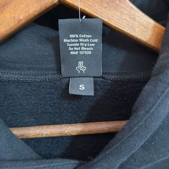 OnlyNY Black Barbed Wire Black Hoodie Men’s US Small - Picture 4 of 5